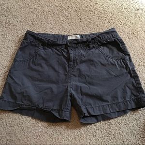 Gray cargo shorts